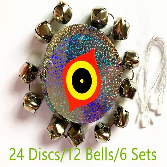 NEW Bird Reflective Devicesscare Bird Away - Bird Deterrent Scare Discs for Home - Picture 3 of 4